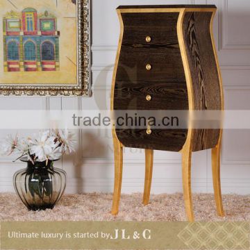 JH01-06 Belly Shaped Chest of Drawers Corner Cabinet Design Custom Cabinets Bedroom from JL&C Luxury Home Furniture