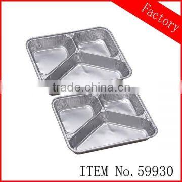 aluminum foil fast food casserole packing