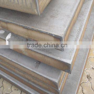 standard steel piate size