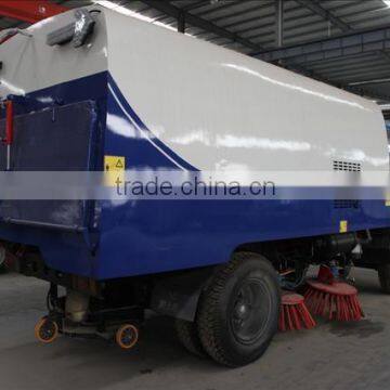 New Design Yellow Color Cheap Price Customized Dongfeng153 6m3 6cbm Sweeper Truck for Sale photo-6