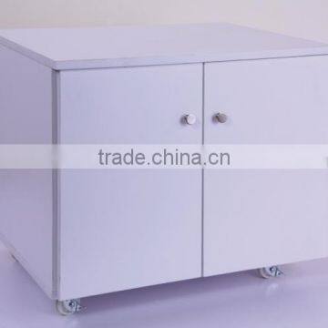 Customized Design Floor Standing Melamine MDF Portable Movable Wardrobe photo-2