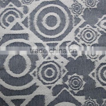 denim cotton polyester spandex jacquard fabric