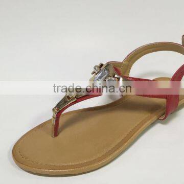 2016 fashion PU Lady sandal