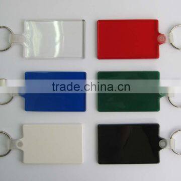 plastic PVC key tag