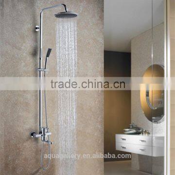 Wall Mount Brass Bath Faucet with Hand Shower