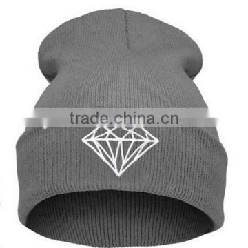 2016 Warm Winter Unisex Womens Mens Hat Hip-hop Gothic Punk Knit Beanie Hats Cap