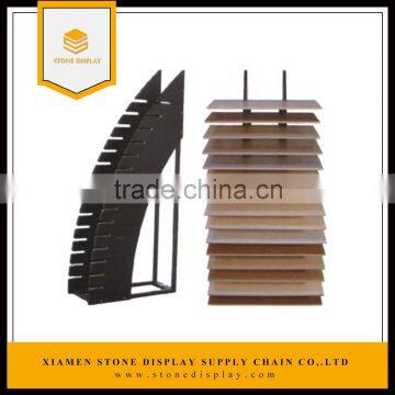 Metal Material Stone / Granite / Porcelain Tile Floor Display Rack
