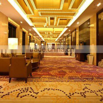 Carpets for hotels and resorts carpet roll with custom design