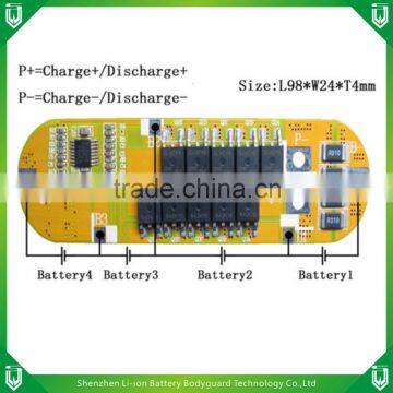 pcb/pcba For 14.8V(4S) Li-ion Battery Packs voltage stabilizer pcb,rigid flex pcb