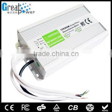 AC110~260V Power Supply Converter watreproof DC12V 300W high perfomance