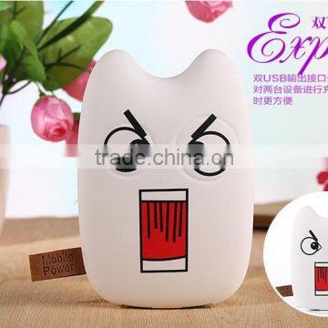 2016 popular gift power bank 4000mah, mini power bank 8000mah for all mobile phone