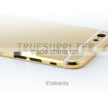 For apple iphone 6 24k gold plating housing