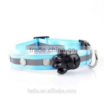 Blue LED nylon Pet dog collar