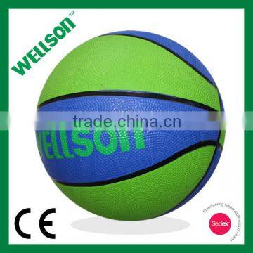 Rubber vulcanized basketball