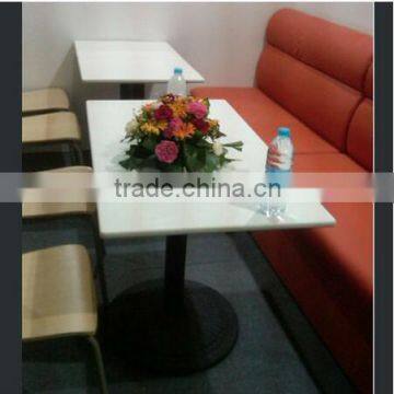 KFC Dinning Tables and Chairs /Acrylic Solid Surface Stone Table Top, Restaurant Table photo-5