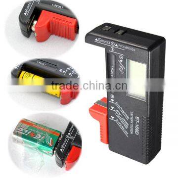 BT-168D Universal Button Battery Power Checker Tester For C D AA AAA 9V 1.5V Button Cell