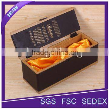 Luxurious design custom painting mdf wood wine box