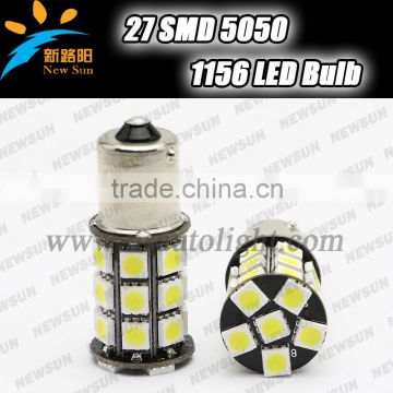 Hottest 27 SMD 1156 BA15S P21W Reverse Turn Signal Brake Parking Day Running LED 5050 light & Lighting Bulb 12V canbus 1156 led