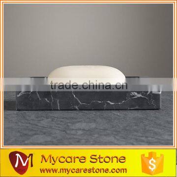 Black marquina marble soap dishes and tray 15*12*3cm