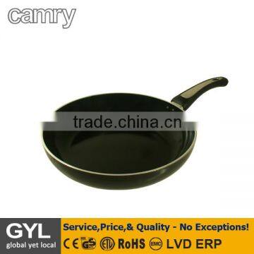 FRYING PAN;28cm diameter wall thickness 4mm bottom thickness 5,3mm even heat distribution, energy-efficient pan frying, easy-cle