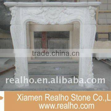 white marble fireplaces