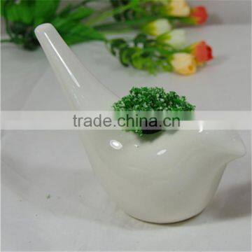 2016 new design ceramic aroma pot with flower set