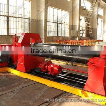 Plate rolling bending machine with three rolls