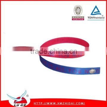 2015 Custom Characteristic Satin Ribbon Bracelet/Good Price High Quality Custom Unique Satin Wristband Ribbon Bracelet photo-3