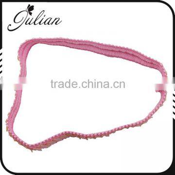 Fashion turban sequin elastic headband,stretchy glitter hair band for girls FHEHA0261-1