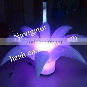 Big led inflatable flower for decoration