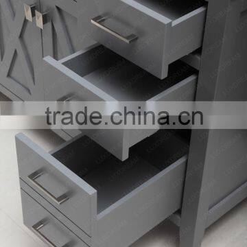 48" American Grey Bathroom Wooden Cabinet for Heavy People photo-2