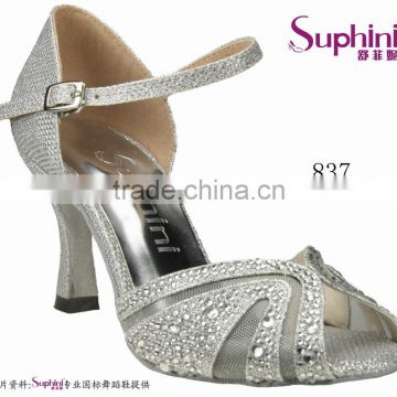 Woman Dance Footwear Latin Crystal Dance Shoes