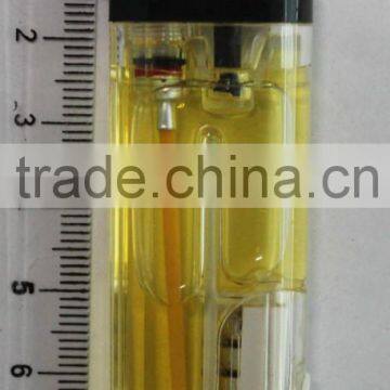 Color Gas Plastic Flint Lighter With LED Torch photo-3