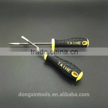 comfortable and rubber coated screwdriver with S2 screwdriver bit