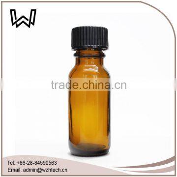 15ML Amber Boston Round Glass Bottle