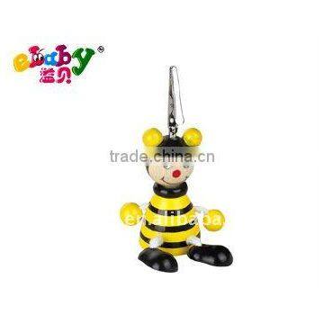 wooden bee memo clip