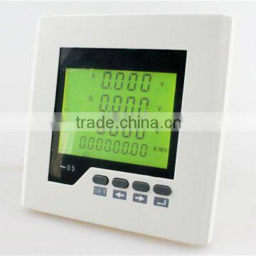 ME-3D2Y Frame Size120*120mm LCD Display Mini Digital Panel Meter, Can Measure Voltage or Ampere photo-2