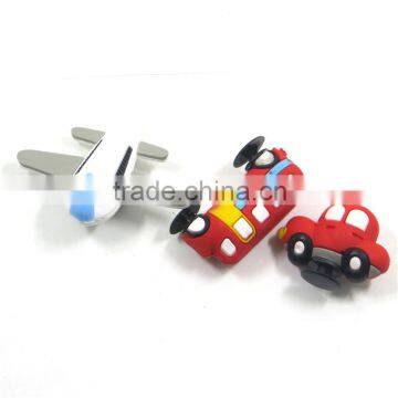 Promotion Gift Car Shaped Kids Shoe Charm Wholesale PVC 3d Shoe Buckles photo-5