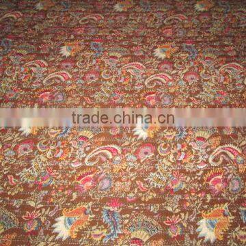 Custom size double size silk bed quilt EKAT TEXTILE