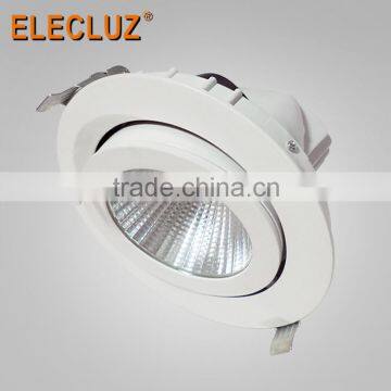 Elecluz DLY030 30w downlight white rotary COB led downlight