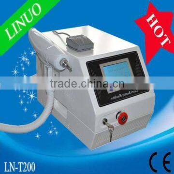 1500mj 2013 Hottest ND YAG Laser Vascular Tumours Treatment Gun With Tattoo Removal Beauty Machine