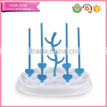 Newborn accessaries non toxic foldable milk bottle drying rack