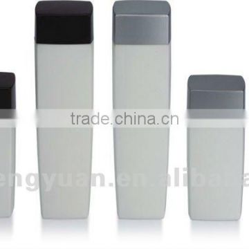 PP square plastic cosmetic lotion bottle