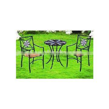 metal outdoor mosaic garden furniture