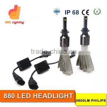 880 LED car headlight assembly H1 H3 H7 H11 LED CAR Headlights LED bulbs boat offroad head lights