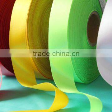 Printed Satin Ribbon Label Fabric
