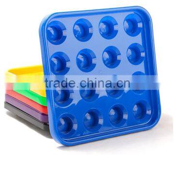 Wholesale cheap price billiard pool ball tray for 16 balls