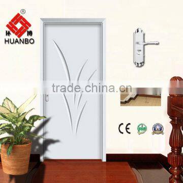 2015 Deep carved wood pvc door wooden doors with handle,lock