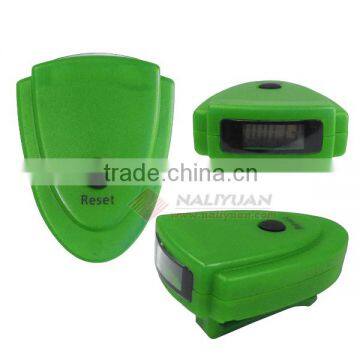Pocket single function pedometer with belt clip j-style pedometer omron pedometer