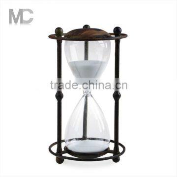 Wholesale blown sand timer with metal frame